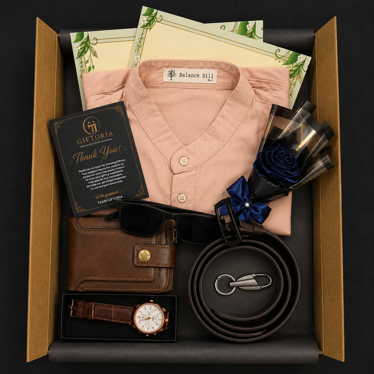 Giftoria Brown Edition Gift Box