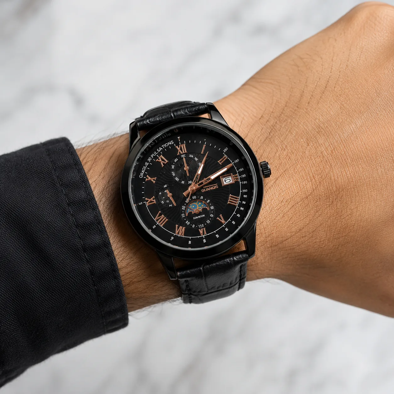 Premium Classic Watch Black photo 2
